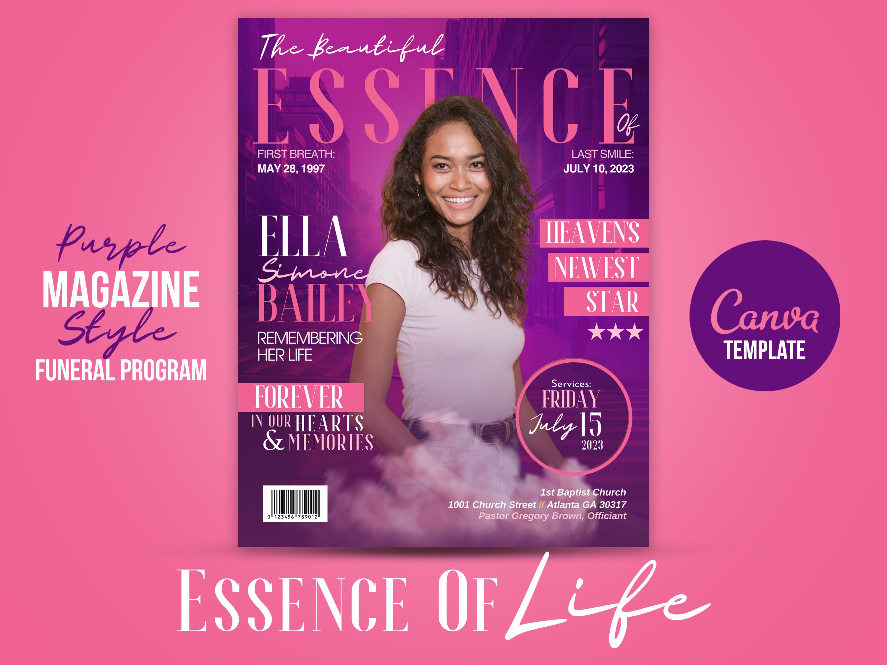 The Essence of Life Purple - 8 Page